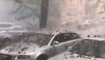 Невиждана стихия удари Румъния (видео)