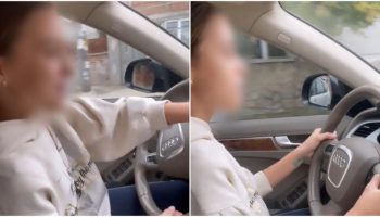 Нов скандален клип с дете зад волана: 12-годишна подкара колата на кака си / ВИДЕО